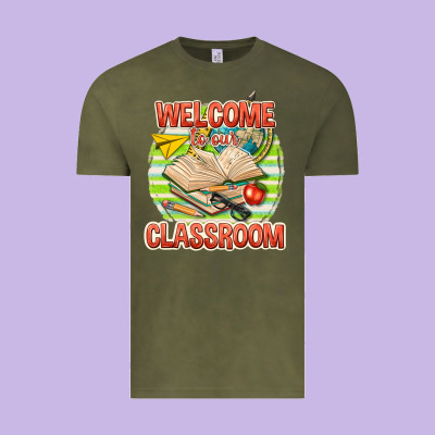 Vintage Tee welcome to our classroom