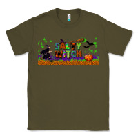 Army Green salty witch libbey glass Classic Tee - BundleAndBundleShop