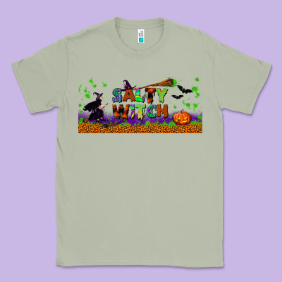 Salty Witch Libbey Glass Classic Tee Designed By Bundleandbundleshop