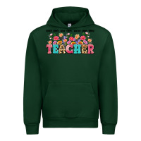 Forest Green teach them love them watch them grow teacher Urban Hoodie - Artiststas