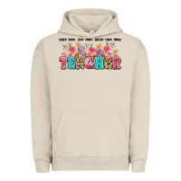 Pigment French Oak teach them love them watch them grow teacher Urban Hoodie - Artiststas