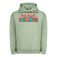 Pigment Oil Green teach them love them watch them grow teacher Urban Hoodie - Artiststas