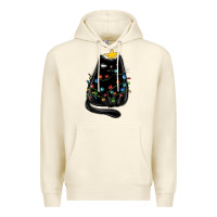 Sandshell christmas cat with lights Premium Hoodie - MaliasSmallBusiness