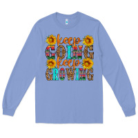 Colony Blue keep going keep growing Long Sleeve Tee - HRA Design Shop