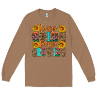 Toasted Coconut keep going keep growing Long Sleeve Tee - HRA Design Shop