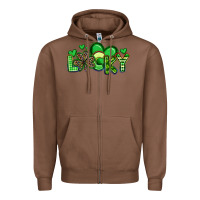 Chestnut lucky st patrick s day Zipper Hoodie - Artiststas