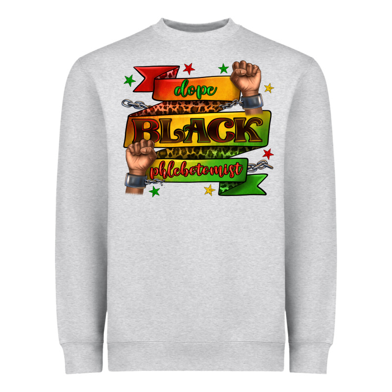 Dope Black Phlebotomist Juneteenth Heavyweight Sweatshirt by texasbilliewilder | Teevron