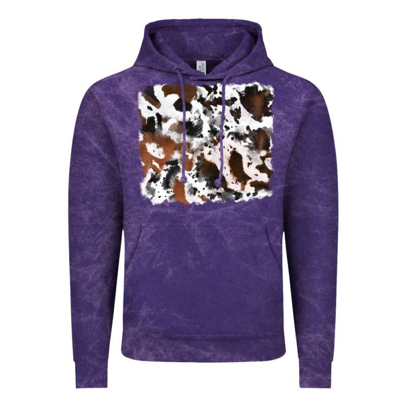 Cowhide Mixed Background Vintage Hoodie by RanaPortraitStore | Teevron