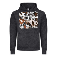 Vintage Black cowhide mixed background Vintage Hoodie - RanaPortraitStore
