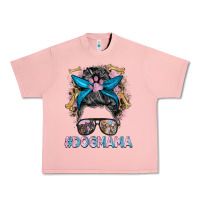 Salmon dog mama messy bun Urban Heavy Tee - BarkalooDesign