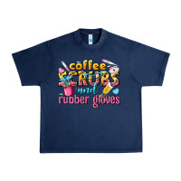 Navy coffee scrubs and rubber gloves Urban Heavy Tee - texasbilliewilder