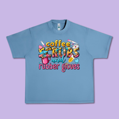 Coffee Scrubs And Rubber Gloves Urban Heavy Tee Designed By Texasbilliewilder