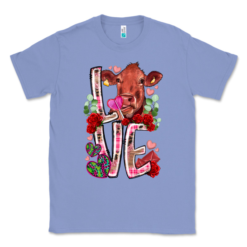 Love Cow Valentine Classic Tee by RacoonDesign | Teevron