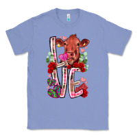 Colony Blue love cow valentine Classic Tee - RacoonDesign