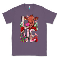 Lavender love cow valentine Classic Tee - RacoonDesign