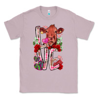 Lilac love cow valentine Classic Tee - RacoonDesign