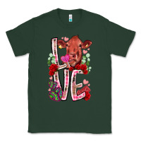 Sports Green love cow valentine Classic Tee - RacoonDesign