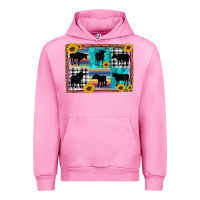 Fuchsia Pink cow sunflower leopard Urban Hoodie - Artiststas