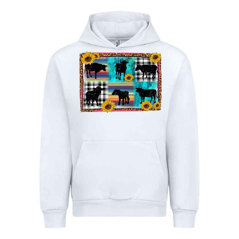 Cow Sunflower Leopard Urban Hoodie by Artiststas | Teevron