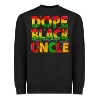 Black dope black uncle with stars Heavyweight Sweatshirt - texasbilliewilder