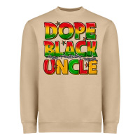 Dope Black Uncle With Stars Heavyweight Sweatshirt | Teevron