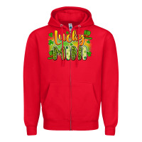 Red lucky mini Zipper Hoodie - Artiststas