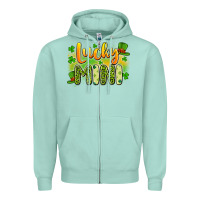 Seafoam lucky mini Zipper Hoodie - Artiststas