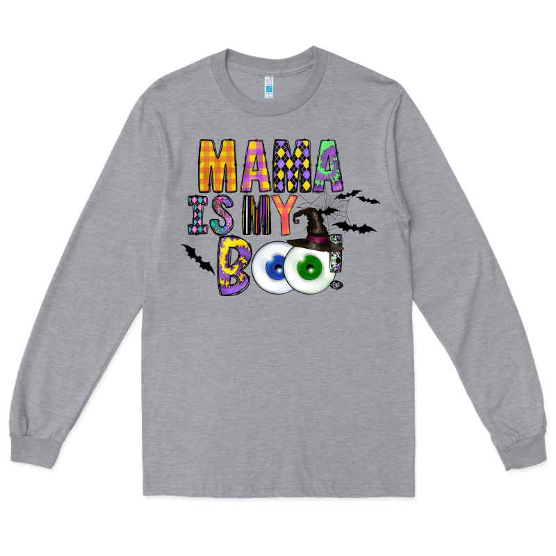 Mama Is My Boo Long Sleeve Tee by CowhideDigitalArt | Teevron