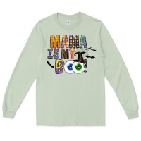 Matcha Mama is my Boo Long Sleeve Tee - CowhideDigitalArt