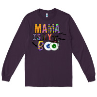 Plum Mama is my Boo Long Sleeve Tee - CowhideDigitalArt