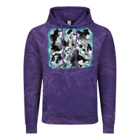 Cloud Purple cowhide glitter tooled leather background Vintage Hoodie - RanaPortraitStore