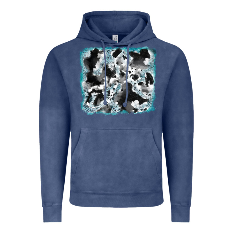 Cowhide Glitter Tooled Leather Background Vintage Hoodie by RanaPortraitStore | Teevron