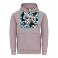 Vintage Zinc cowhide glitter tooled leather background Vintage Hoodie - RanaPortraitStore