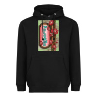 Black Western Red Roses Welcome Heavyweight Hoodie - LillyAllenDesigns