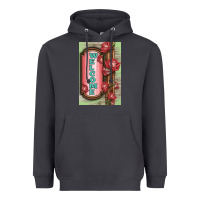 Smoke Western Red Roses Welcome Heavyweight Hoodie - LillyAllenDesigns