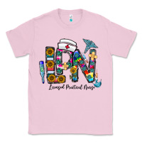 Bubblegum Pink lpn licensed practial nurse Classic Tee - CowhideDigitalArt
