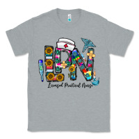Heather Grey lpn licensed practial nurse Classic Tee - CowhideDigitalArt