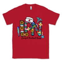 Red lpn licensed practial nurse Classic Tee - CowhideDigitalArt