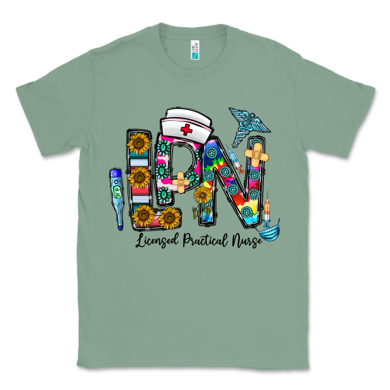 Lpn Licensed Practial Nurse Classic Tee by CowhideDigitalArt | Teevron