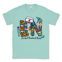 Seafoam lpn licensed practial nurse Classic Tee - CowhideDigitalArt