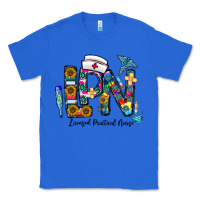 True Royal lpn licensed practial nurse Classic Tee - CowhideDigitalArt