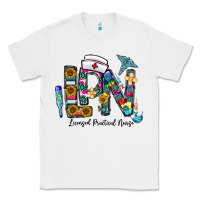 White lpn licensed practial nurse Classic Tee - CowhideDigitalArt