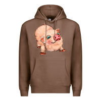 Chestnut pig Premium Hoodie - MaliasSmallBusiness