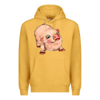 Mustard pig Premium Hoodie - MaliasSmallBusiness