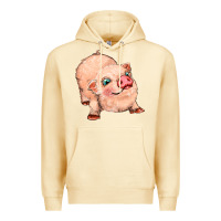 Pina Colada pig Premium Hoodie - MaliasSmallBusiness