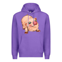 Purple pig Premium Hoodie - MaliasSmallBusiness