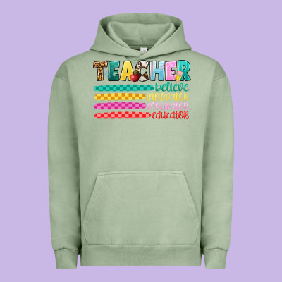 Teacher Believe Urban Hoodie Designed By Artiststas