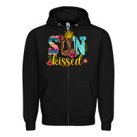 Black sun kissed Zipper Hoodie - AdoDesignShop