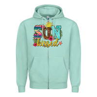 Seafoam sun kissed Zipper Hoodie - AdoDesignShop