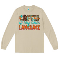 Mushroom coffee is my love language Long Sleeve Tee - HRA Design Shop